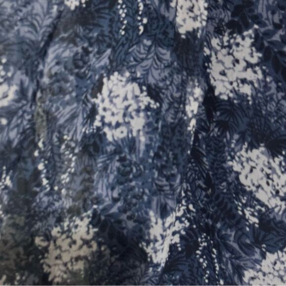 Joie Sleeveless High Neck Dark Blue Floral Mini Dress - Picture 5 of 8